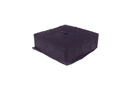 Imagem de CALCO QUADRADO DE BORRACHA 100 MM X 100 MM X 30 MM