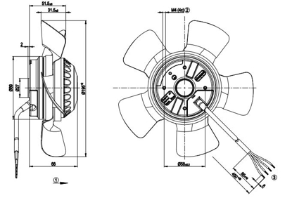 Imagem de Motor Axial 200mm  A2E200-AF02-02 Ebmpapst