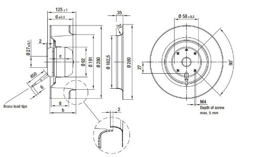 Imagem de Motor Radial 280mm Monofásico R2E280-AE52-05 Ebmpapst