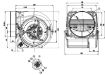 Imagem de MOTOR CENTRIFUGO 146 MM  1F D2E146-HT67-01 EBM-PAPST