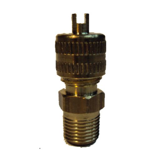 Imagem de UNIAO LATAO CONEXAO ROSCA 1/4 SAE MACHO COM SCHRADER X 1/8 NPT MACHO