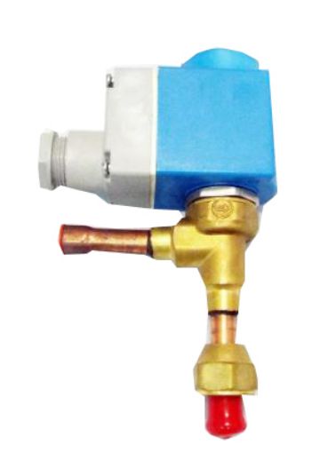 Imagem de VALVULA SOLENOIDE SISTEMA CIC 3/8 POL. SOLDA X 3/8 SAE ROSCA FEMEA 220V RAC