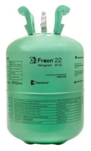 GAS R22 FREON CILINDRO DESCARTAVEL COM 13,620 KG CHEMOURS