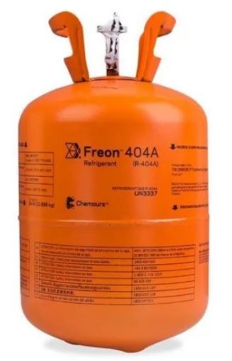 GAS R404A FREON (HP62) CILINDRO DESCARTAVEL COM 10,896 KG CHEMOURS