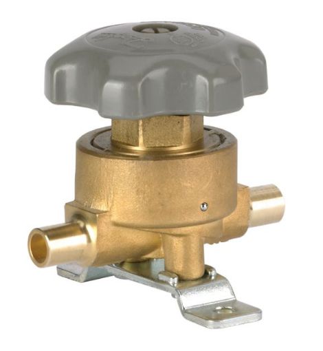 VALVULA DE BLOQUEIO TRES VIAS COM DIAFRAGMA DANFOSS BMT 6 ROSCA 1/4 pol. 009G0105