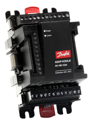 PLACA DE SAIDA (MODULO) AK-XM 103A (INTV) DANFOSS (080Z0032)