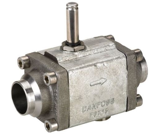 VALVULA SOLENOIDE NF S/ BOBINA 1.1/2S TOPO DANFOSS EVRA40 C/ OPERACAO MANUAL (042H1128)