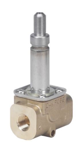 VALVULA SOLENOIDE NF S/ BOBINA G1/4R INT DANFOSS EV310B2 FKM C/ OPERACAO MANUAL (032U4919)