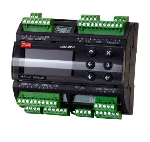 CONTROLADOR REFRIGERAÇÃO AK-PC551 230V LCD 2SSR RS485 S DANFOSS (080G0281)