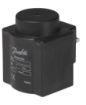 BOBINA SOLENOIDE 9W 24VCA BQ024CS TERMINAL FORQUILHA DIN DANFOSS (018F4517)