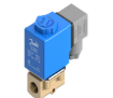 VALVULA SOLENOIDE NF C/ BOBINA 12W 220VCA G1/2 POL PTFE 10MM DANFOSS EV225B (032U380429)