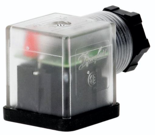 PLUG DO CABO DANFOSS TIPO B 042N/018F/018Z 24V C/ LED IP65 (042N0263)