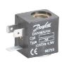 BOBINA SOLENOIDE 5W 24VCC AB024D TERMINAL FORQUILHA DIN DANFOSS (042N0803)