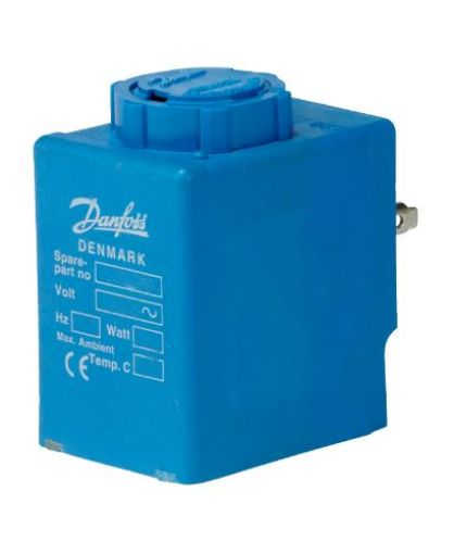 BOBINA SOLENOIDE 14W 12VCC BA012D TERMINAL FORQUILHA DIN DANFOSS (042N7550)