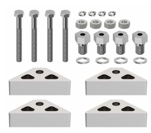 KIT MONTAGEM CALCO BASE COMPRESSOR SCROLL DANFOSS (120Z0495)