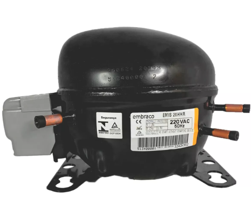 COMPRESSOR EMBRACO EMIS20HHR 1/12 220V R134A L-MBP