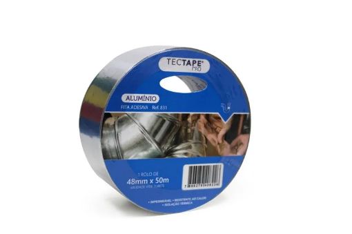 FITA ADESIVA ALUMINIO 48MM X 50M 831