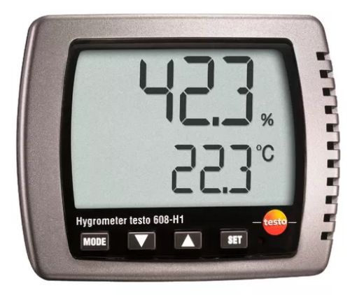 MONITOR TERMOHIGROMETRO SEM DATALOGGER A BATERIA 608-H1 TESTO